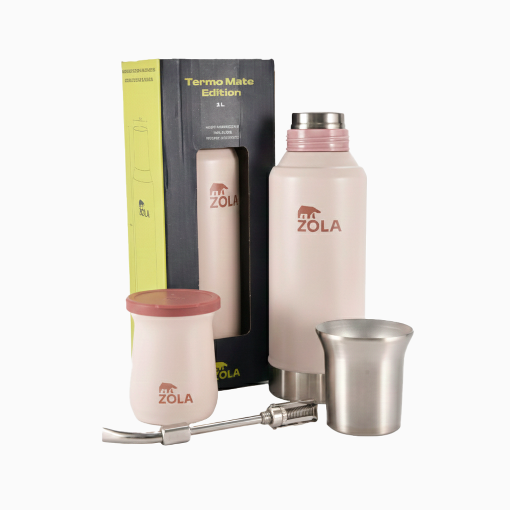 Set Mate Cup + Bombilla + Termo 1 lt