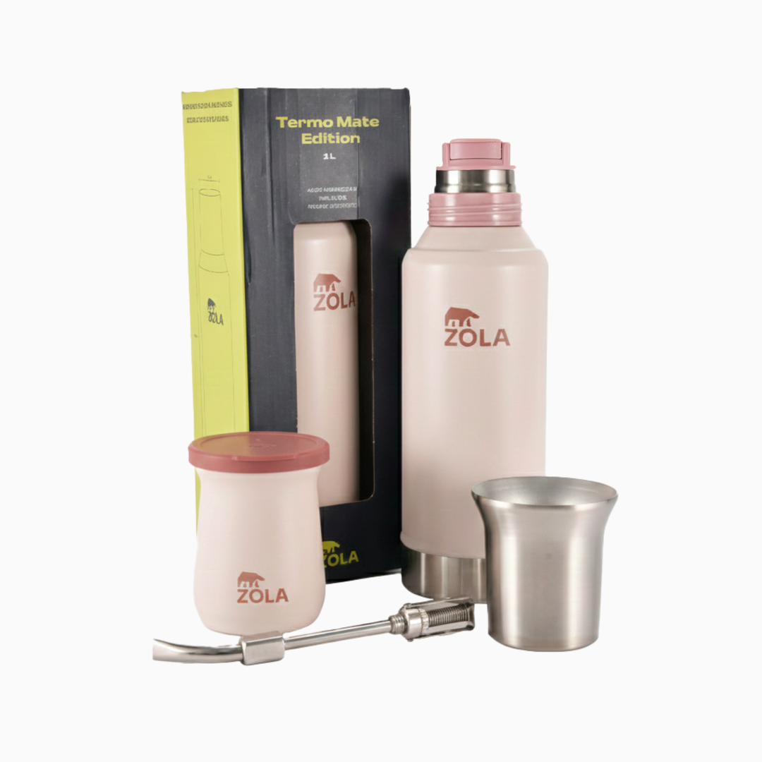 Set Mate Cup + Bombilla + Termo 1 lt