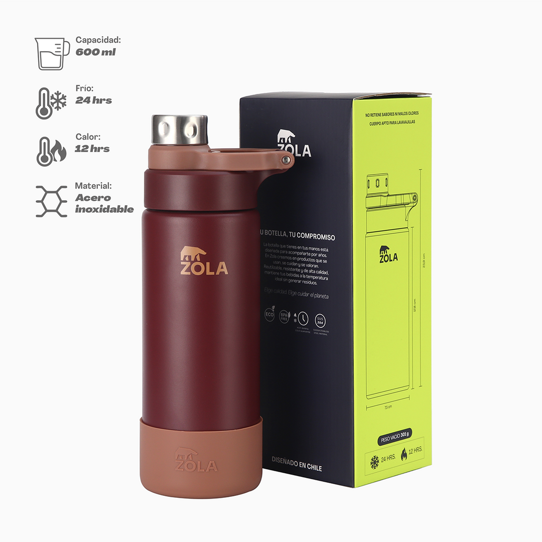 Botella Térmica Trial Pro | 600 ml