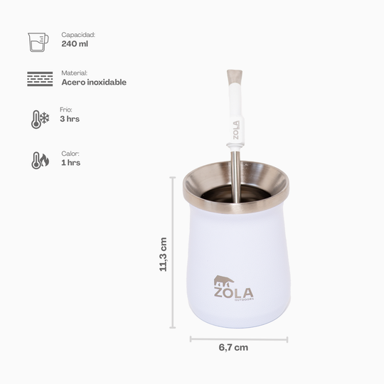 Vaso Mate Térmico 240 ml