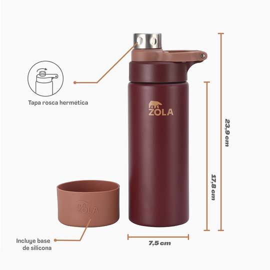 Botella Térmica Trial Pro | 600 ml