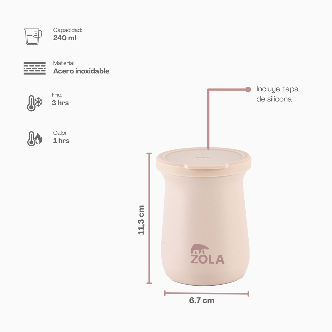 Set Mate cup + Bombilla | 240 ML