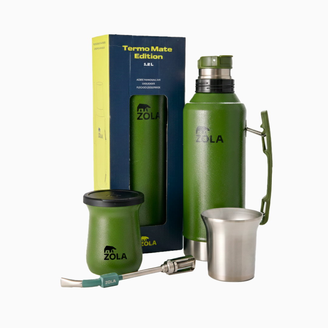 Set Mate Cup + Bombilla + Termo 1.2 lt