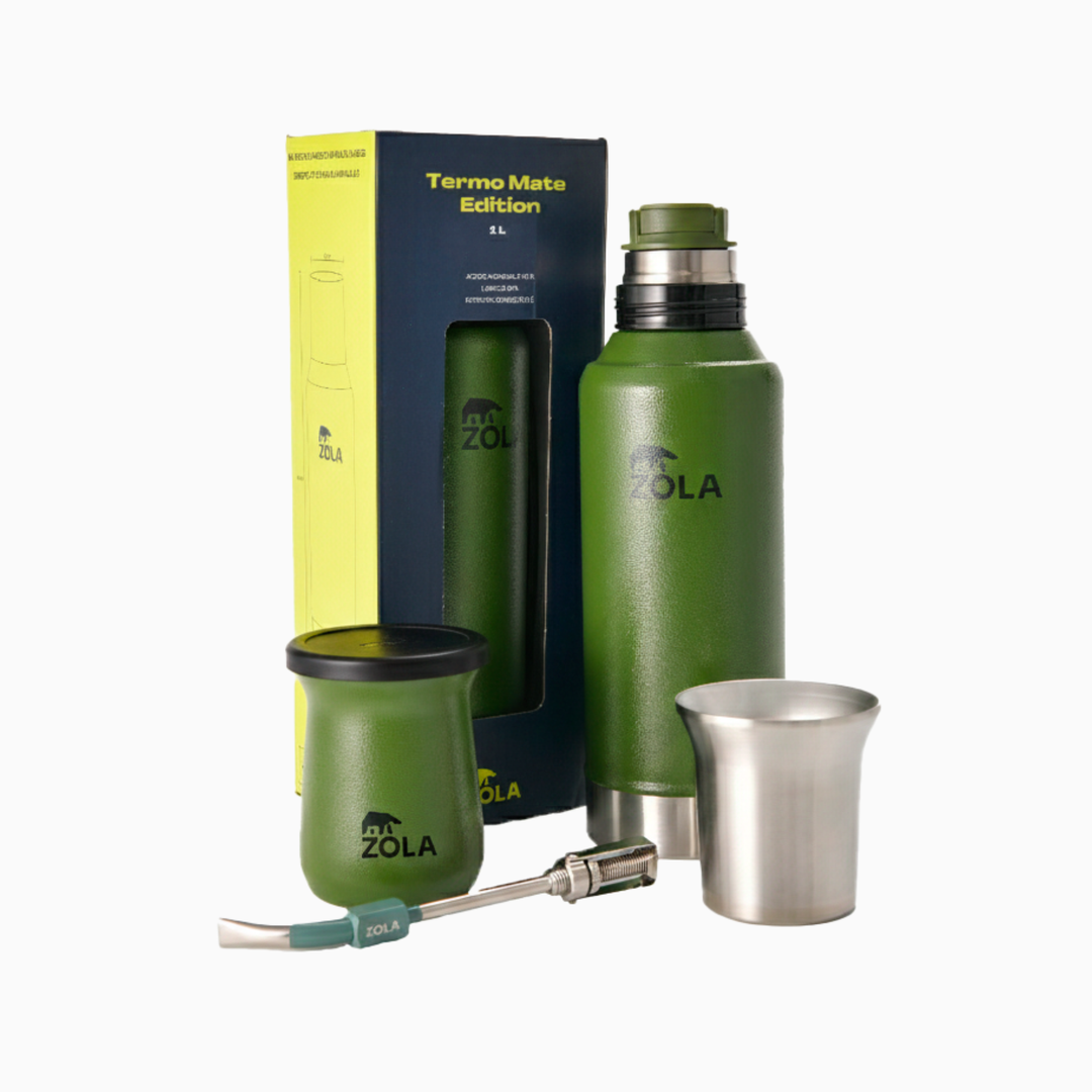 Set Mate Cup + Bombilla + Termo 1 lt