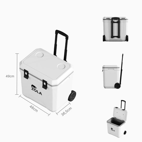 Cooler Rígido con Ruedas Zola 36L