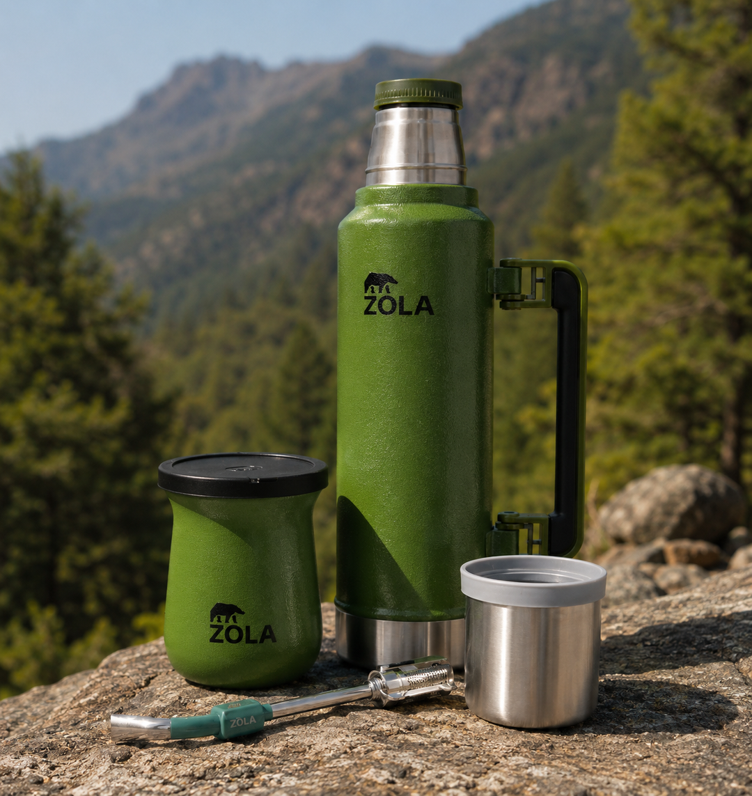 Set Mate Cup + Bombilla + Termo 1.4 Lt