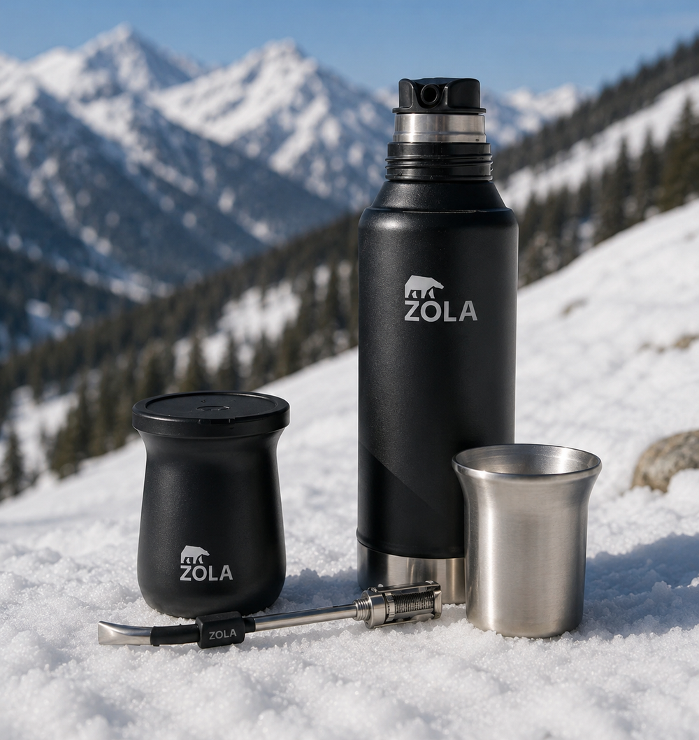 Set Mate Cup + Bombilla + Termo 1 lt