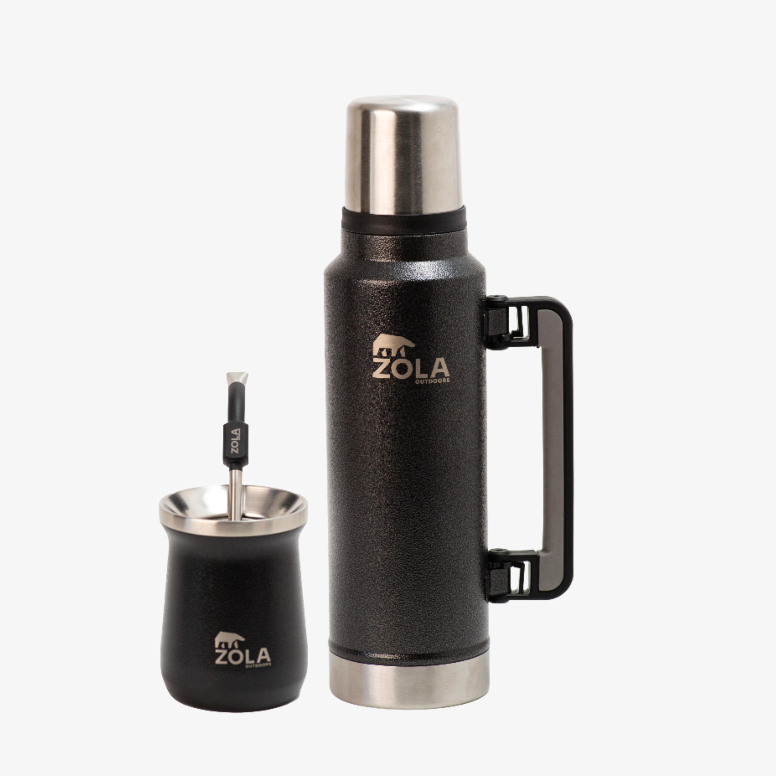 Set de Mate Termo + Vaso + Bombilla